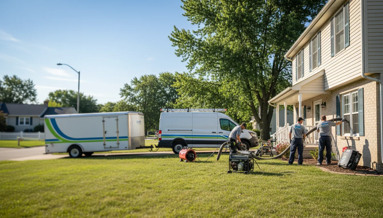 Flooded Basement Restoration And Cleanup With Repair in Wheelwright, KY near me